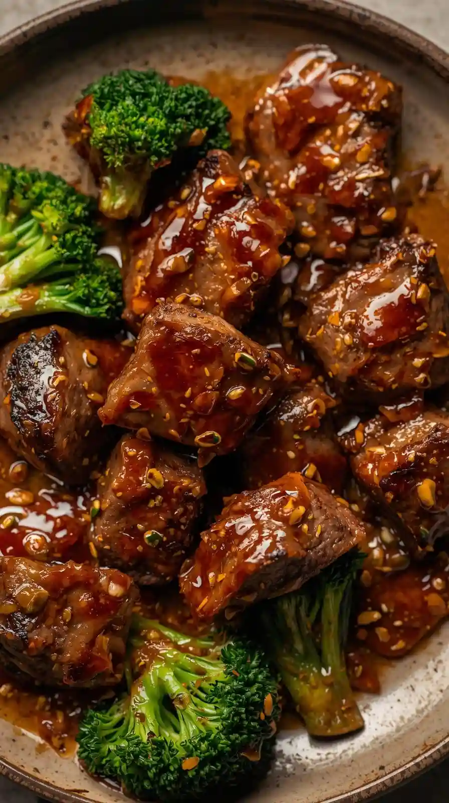 Teriyaki Steak Bites with Broccoli