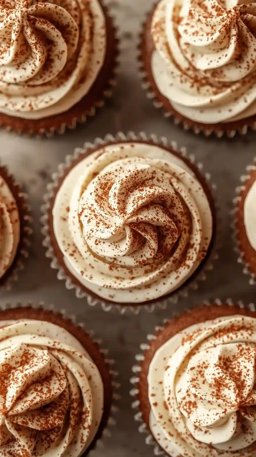 Tiramisu Cupcakes with Mascarpone Frosting