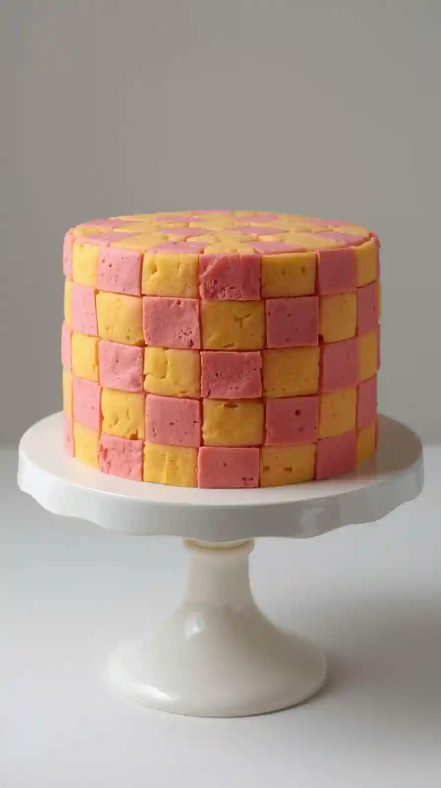 Traditional Marzipan Battenberg Cake