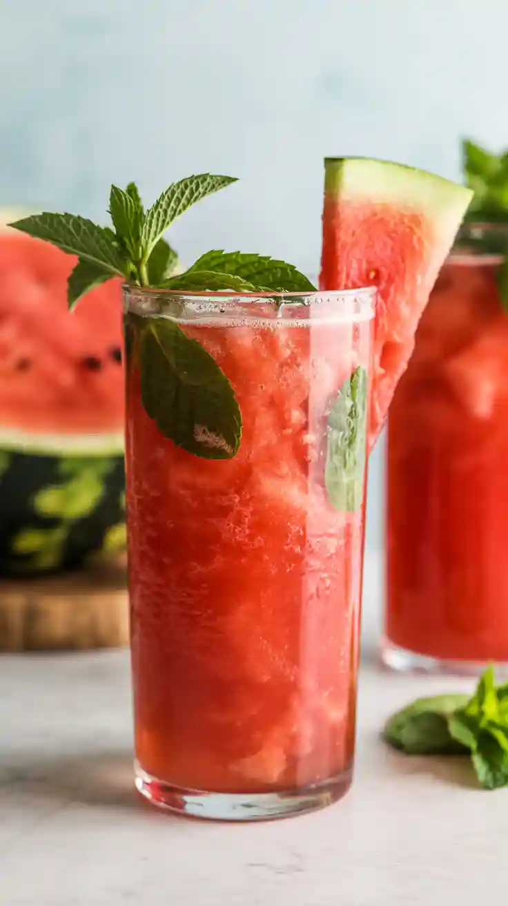 Watermelon and Mint Cooler