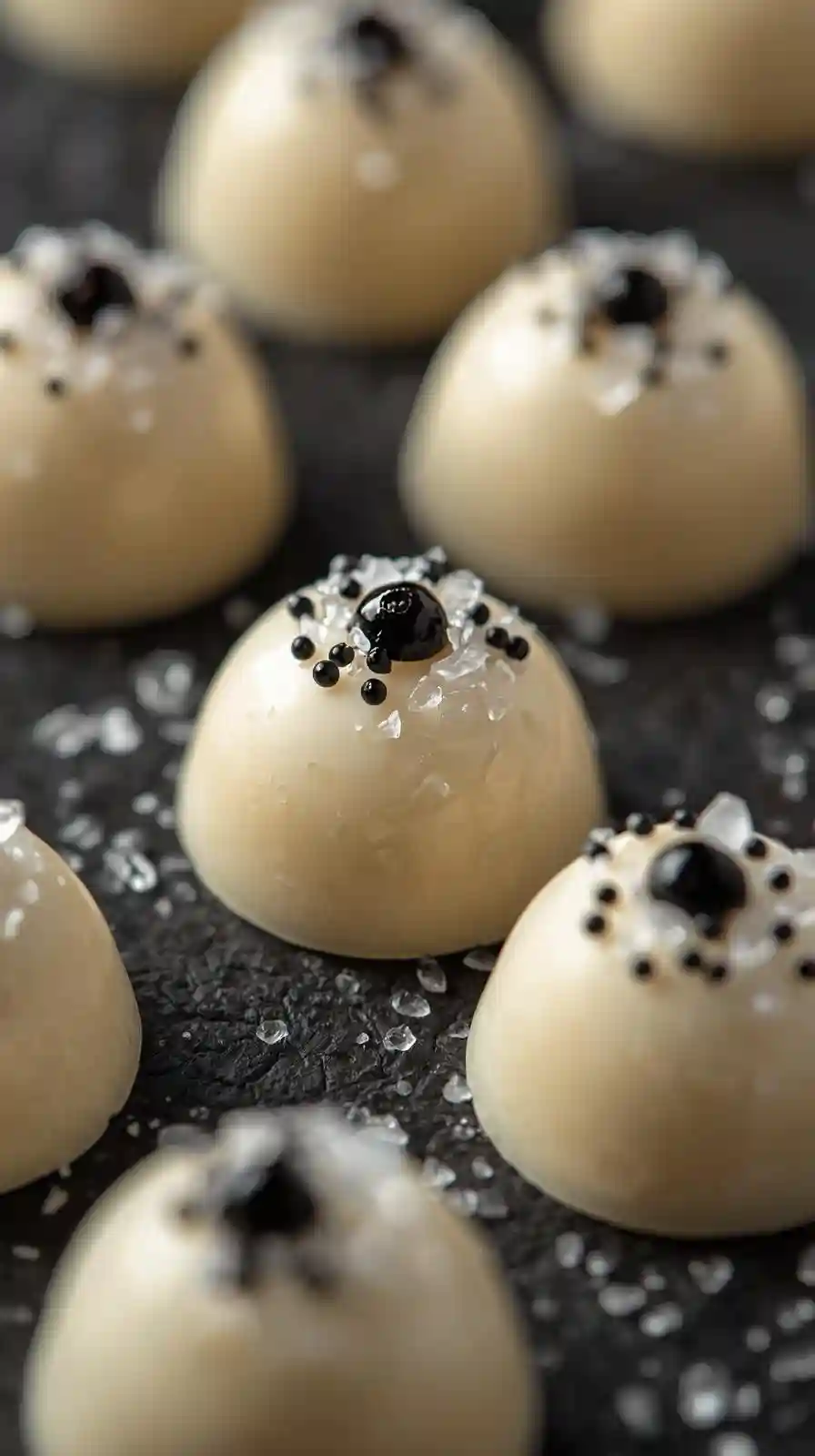 White Chocolate and Caviar (or Sea Salt)