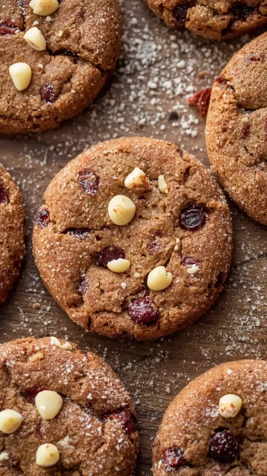 White Chocolate and Cranberry Gingerbread Rounds