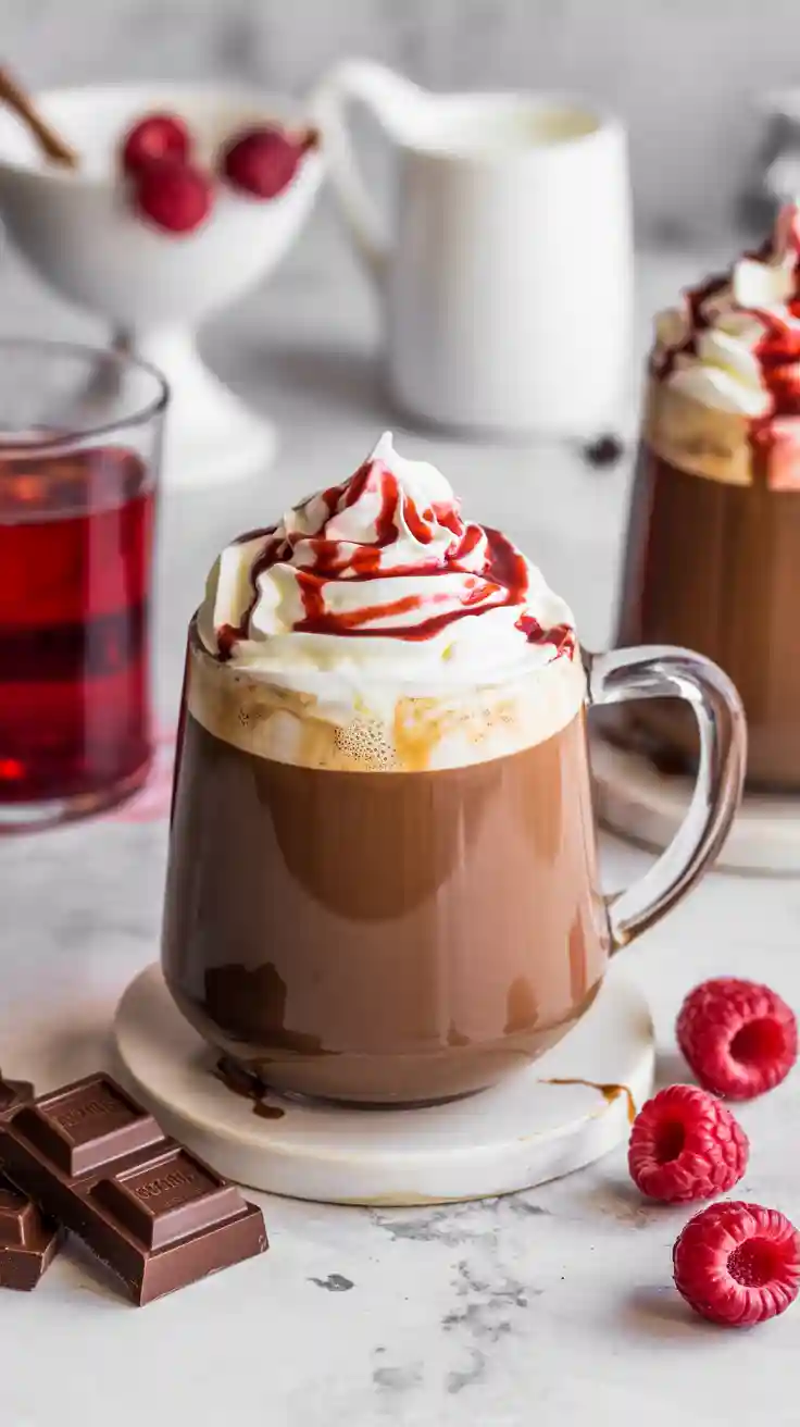 White chocolate raspberry mocha