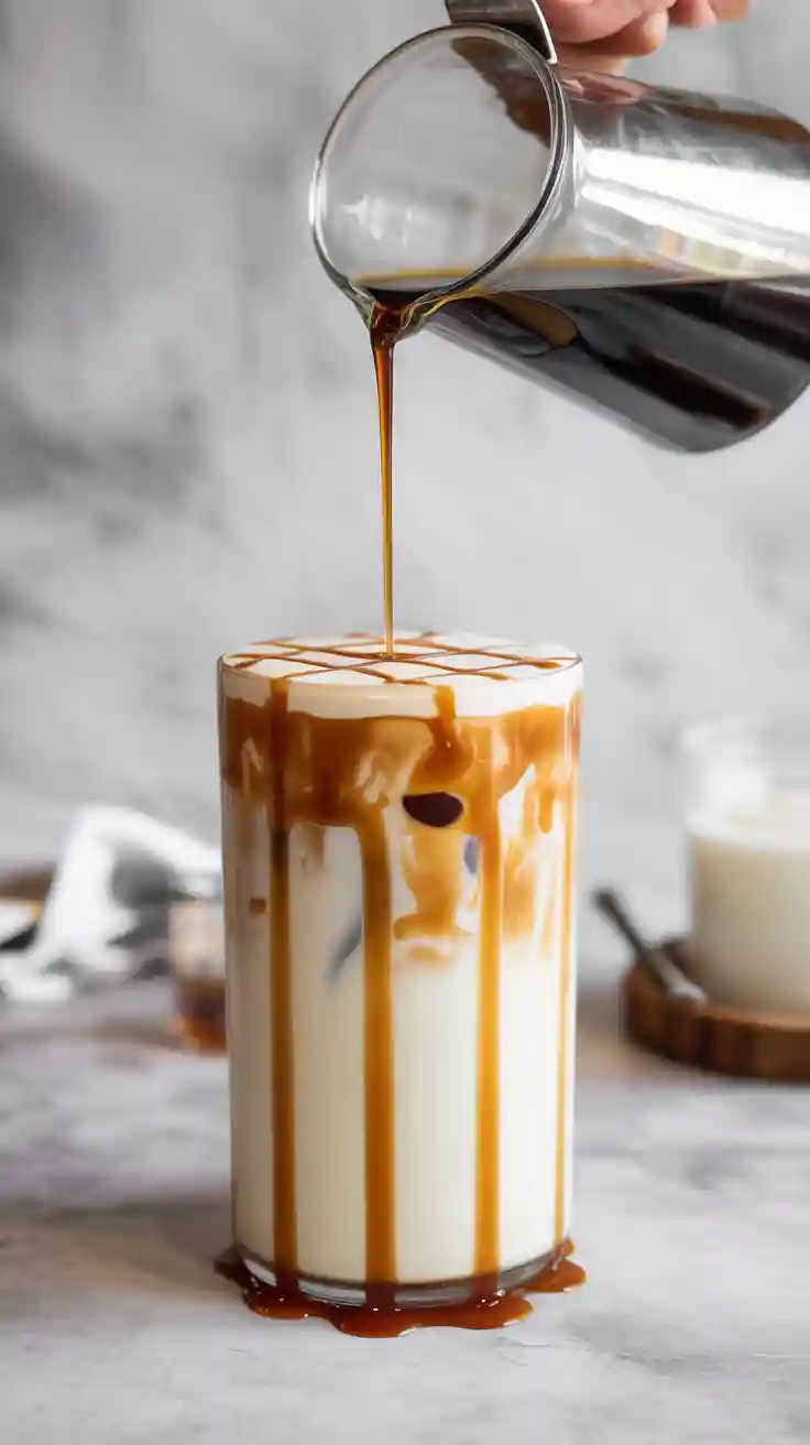 Barista-Style Iced Caramel Macchiato