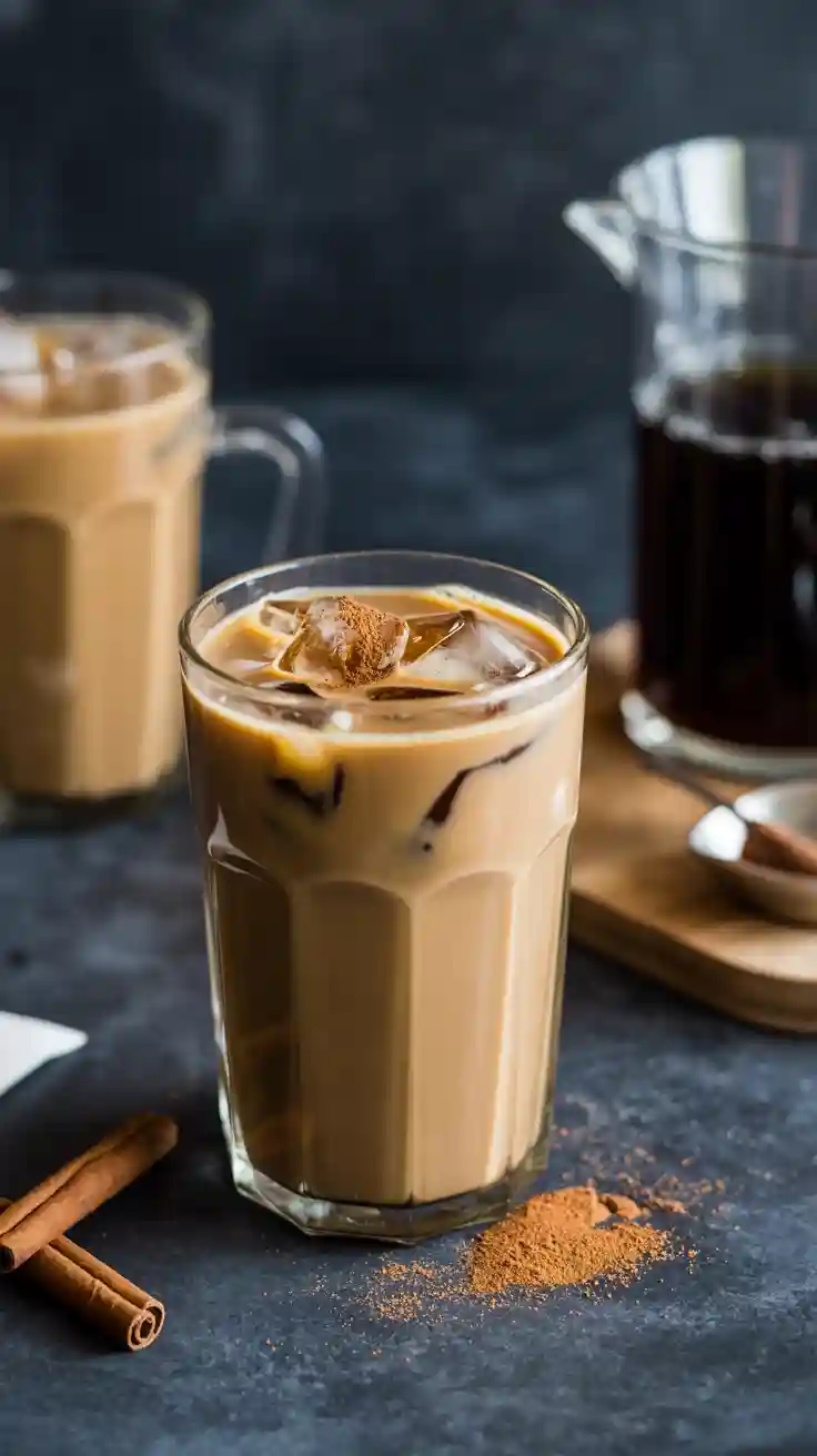 Spicy Iced Dirty Chai Latte