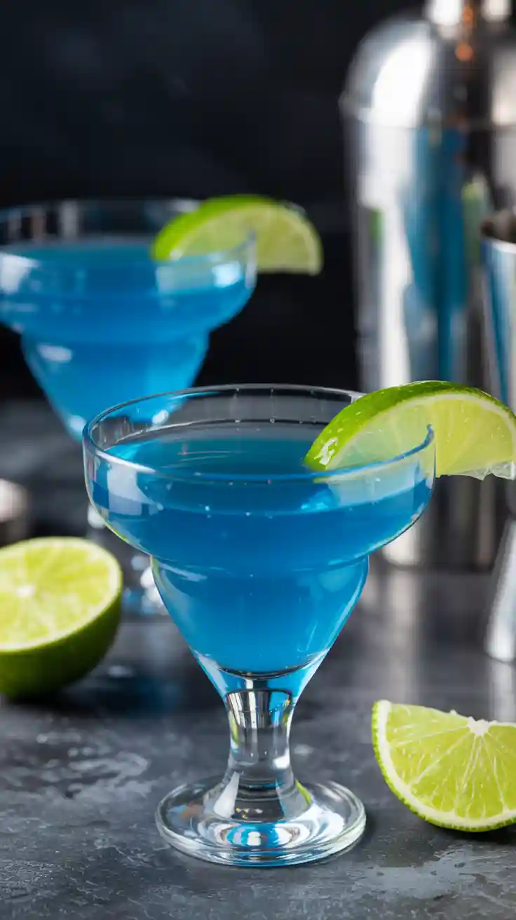 The Blue Kamikaze: A Sharp and Tangy Shooter