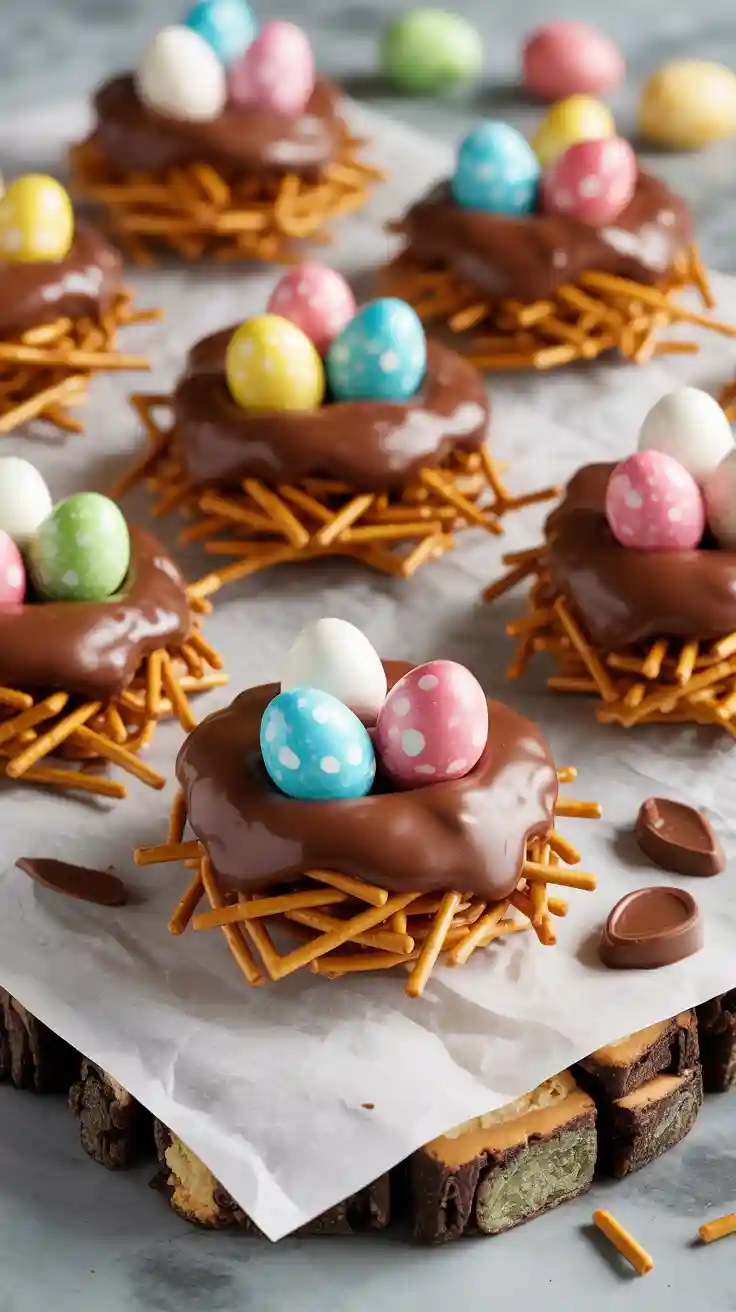 Bird’s Nest Haystack Cookies