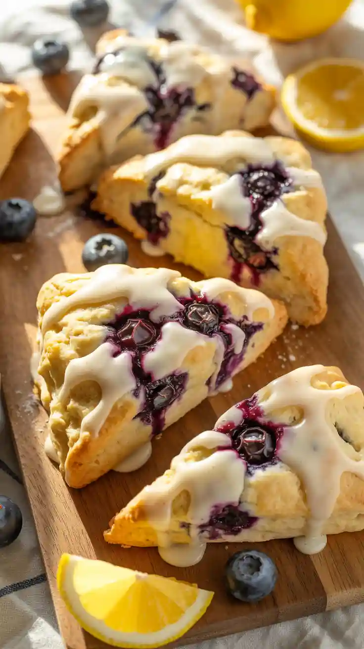 Lemon Blueberry Scones