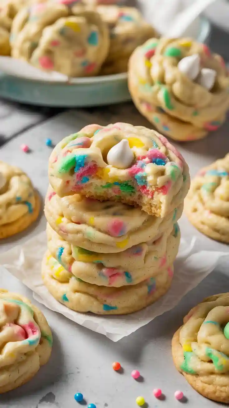 Soft-Baked Funfetti Easter Cookies