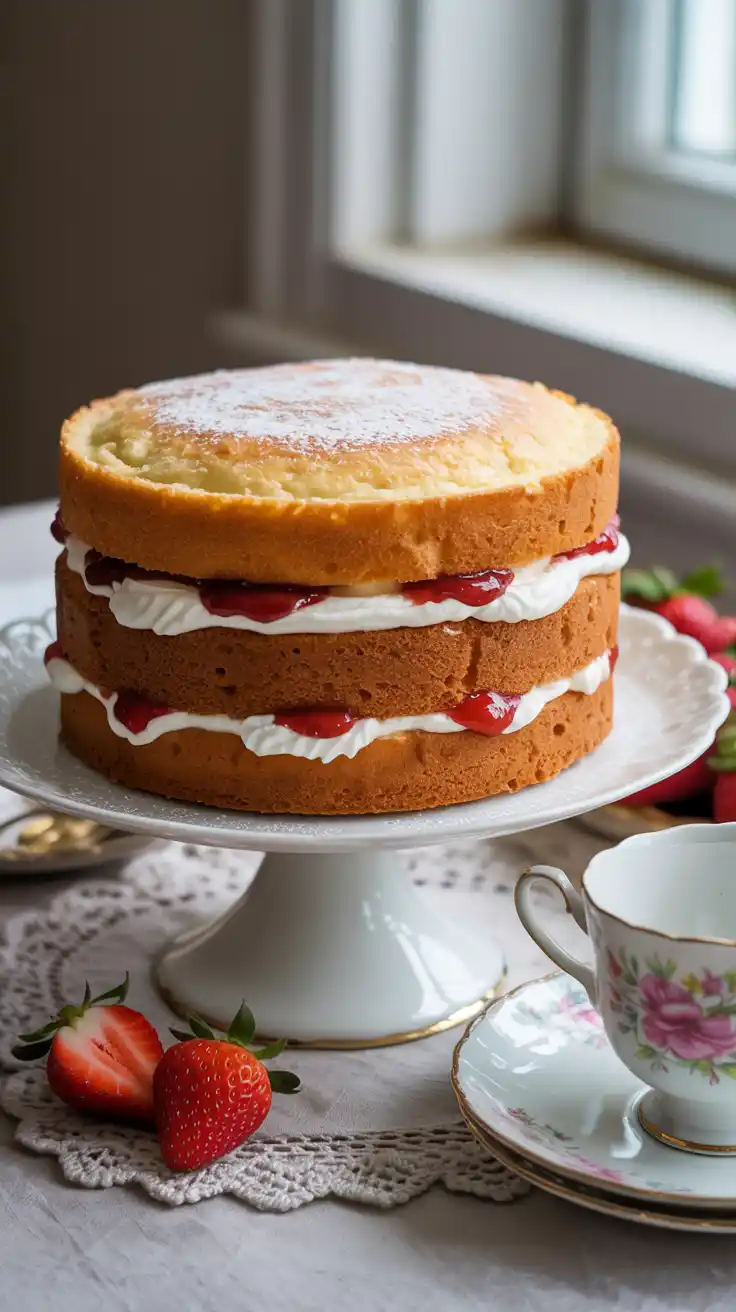 Victoria Sponge Sandwich