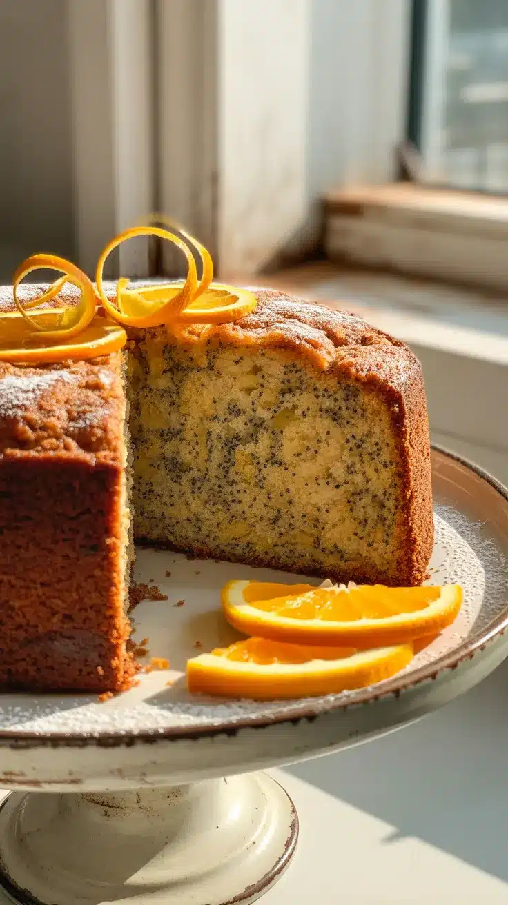Orange and Poppy Seed Cake