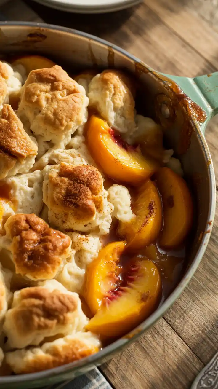 Southern Peach Cobbler Cake