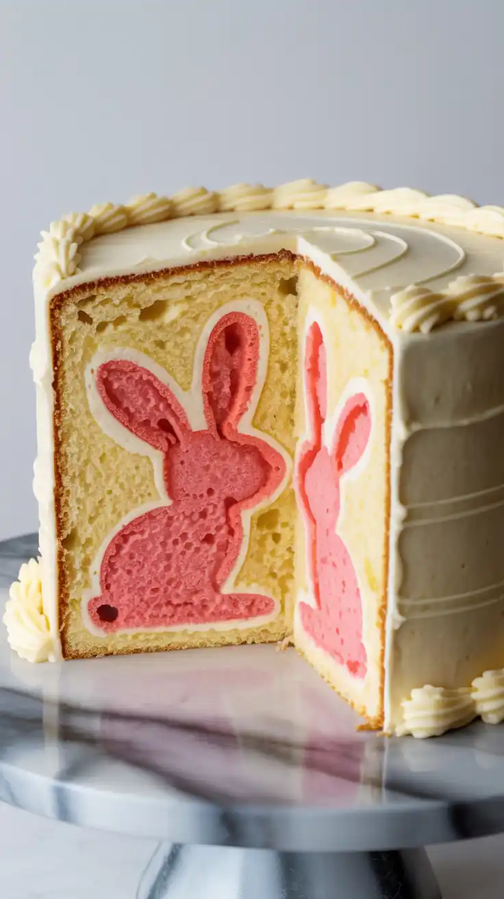 Hidden Pattern Surprise Cake
