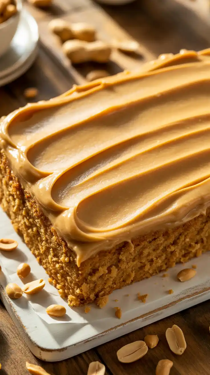 Peanut Butter Sheet Cake
