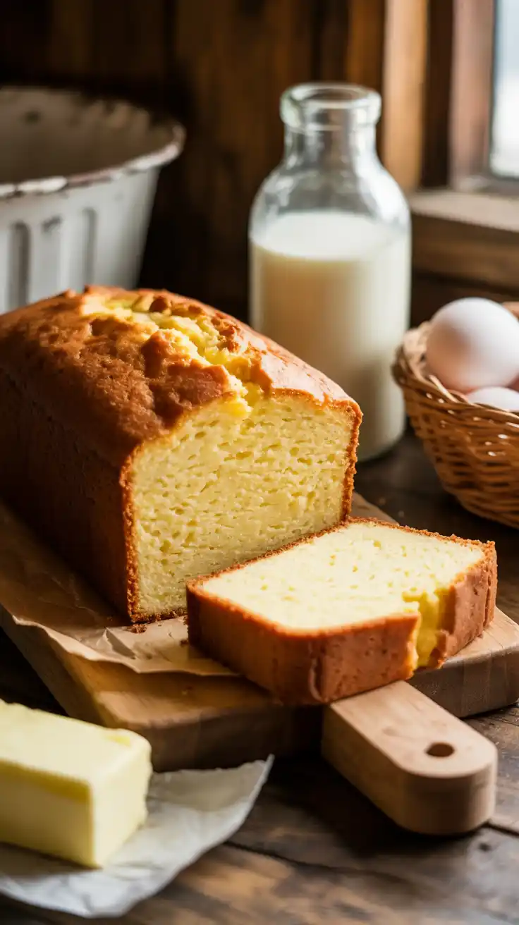 Old Fashioned Buttermilk Pound Cake
