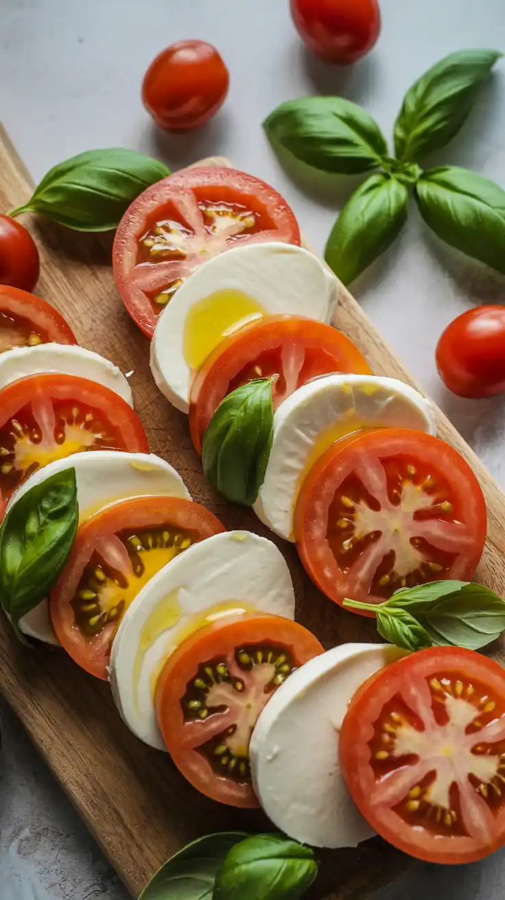 Tomato and Basil with Mozzarella