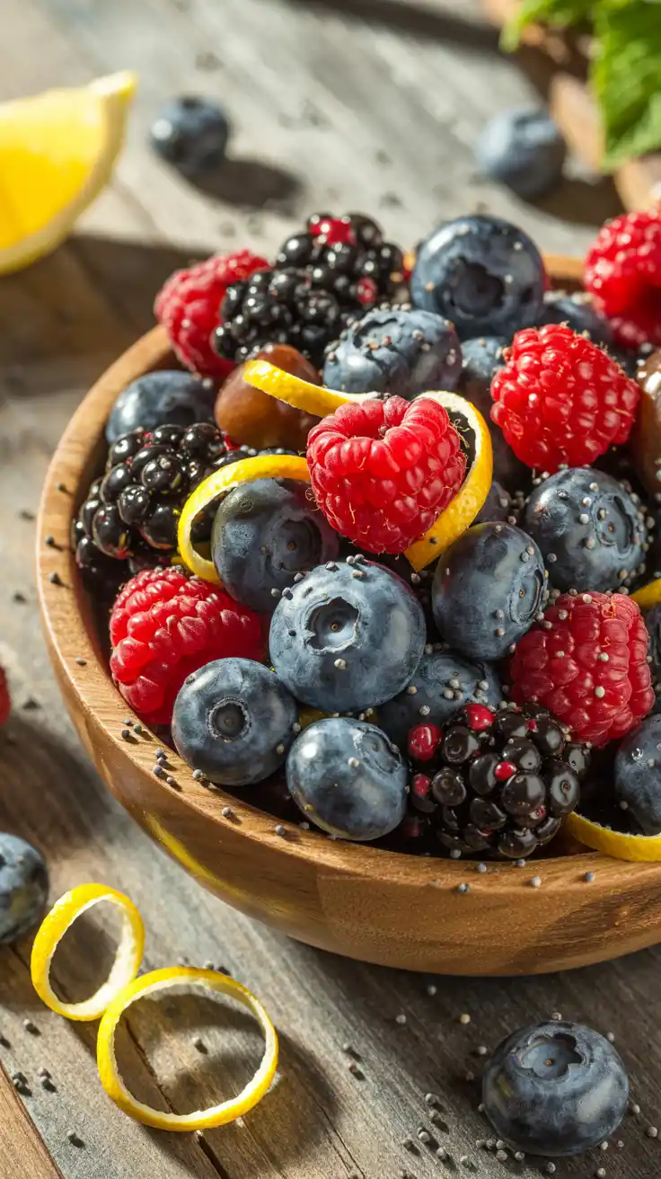 Zesty Lemon Poppy Seed Berry Mix