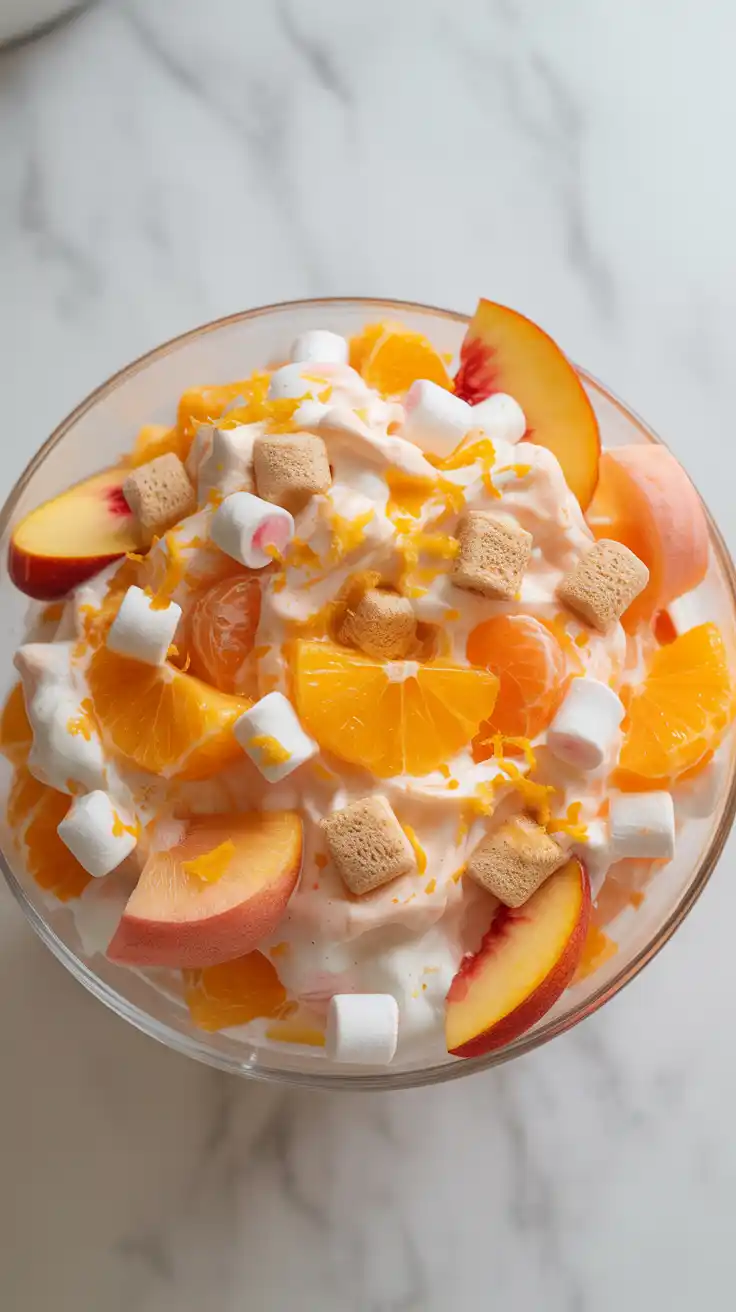 Fluffy Orange Creamsicle Fruit Salad