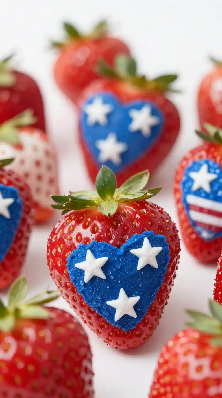 Patriotic Strawberry Shortcake