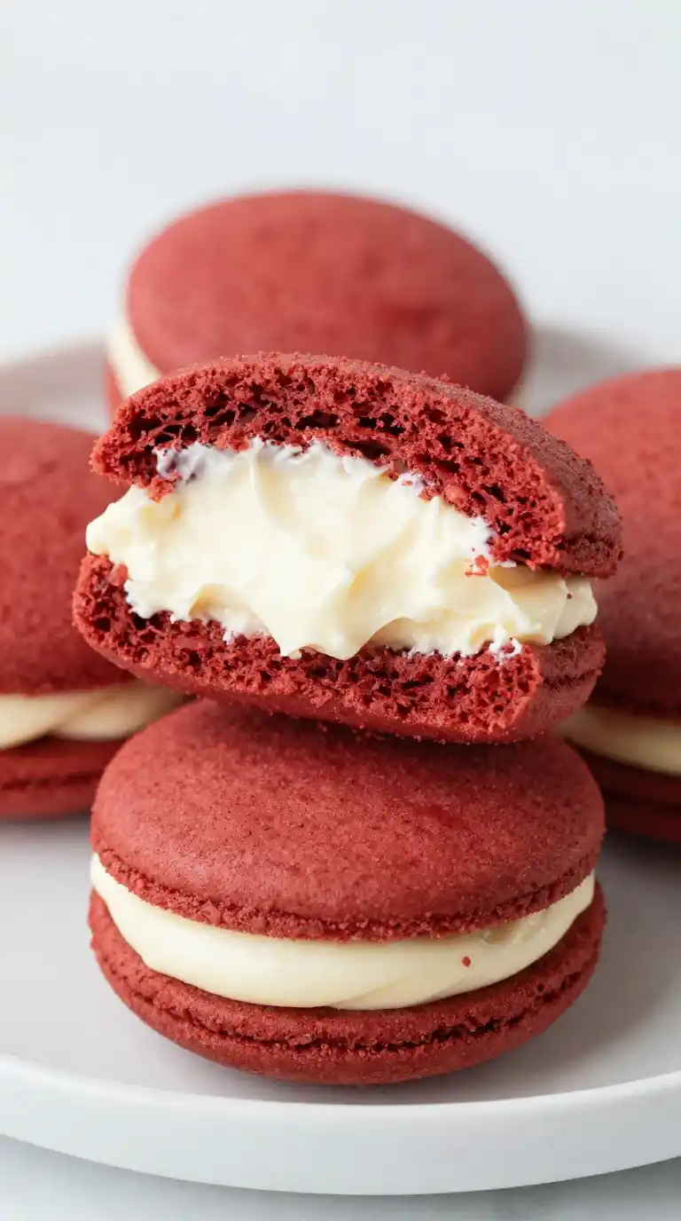 Red Velvet Whoopie Pies