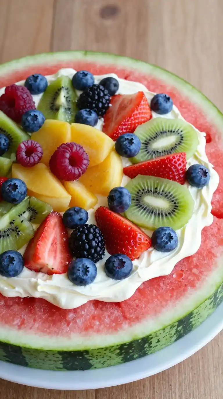 Watermelon Fruit Pizza