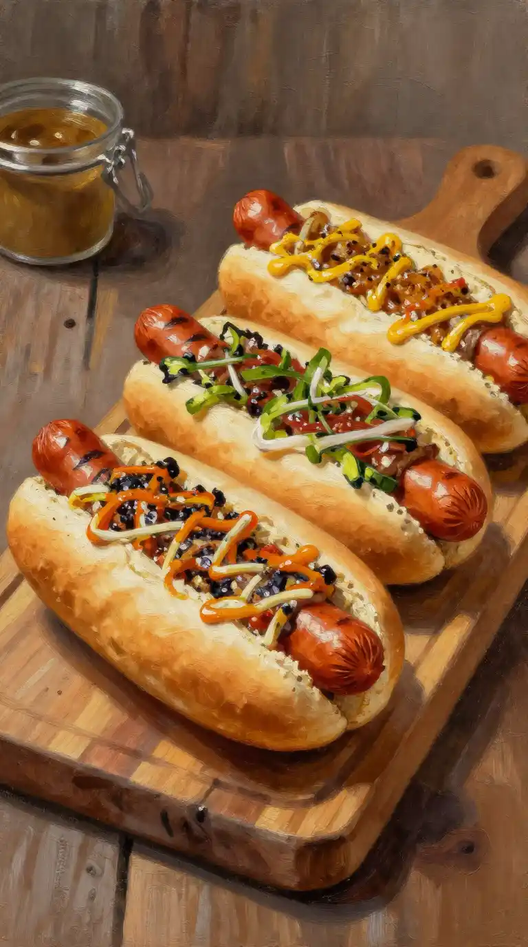 Grilled Hot Dogs