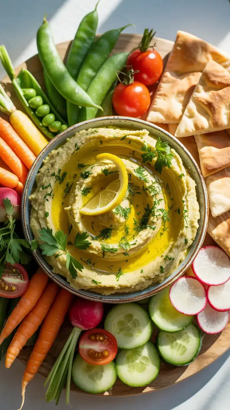 Grilled Veggie and Hummus Bowls