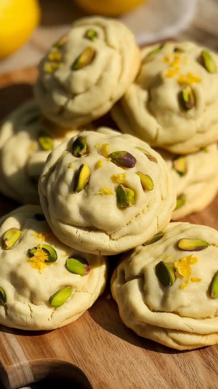 Pistachio Lemon Cookies