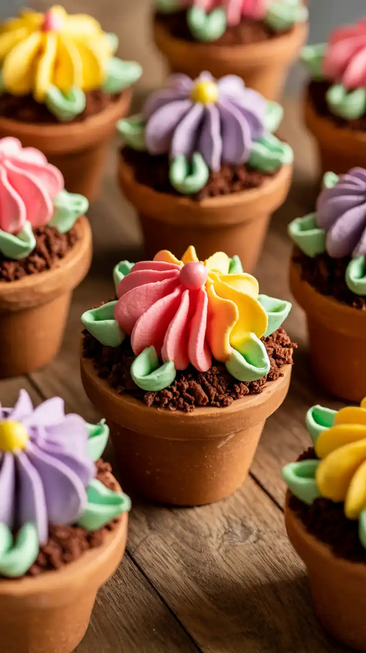 Flower Pot Cookies