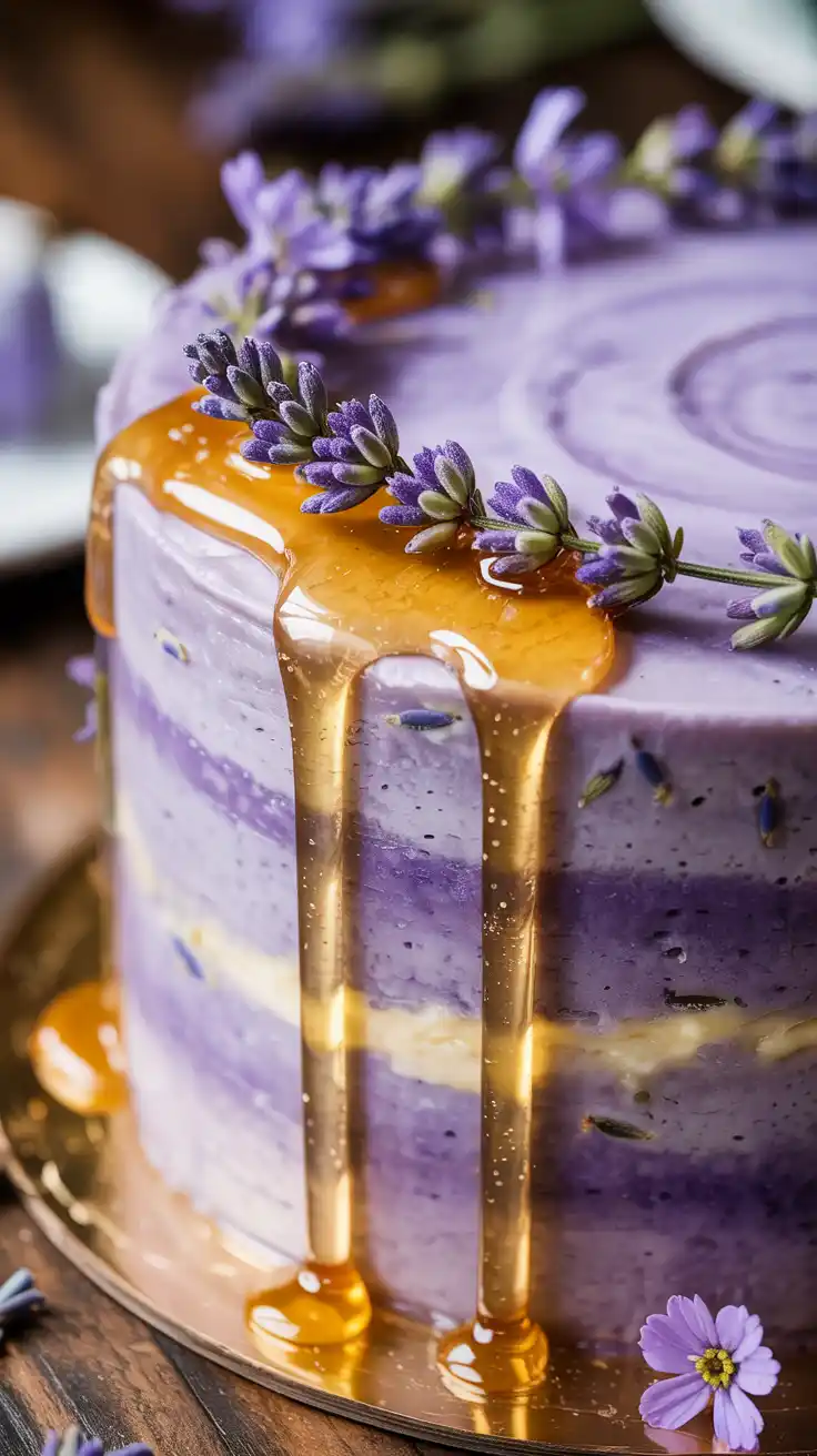 Lavender Honey Cake