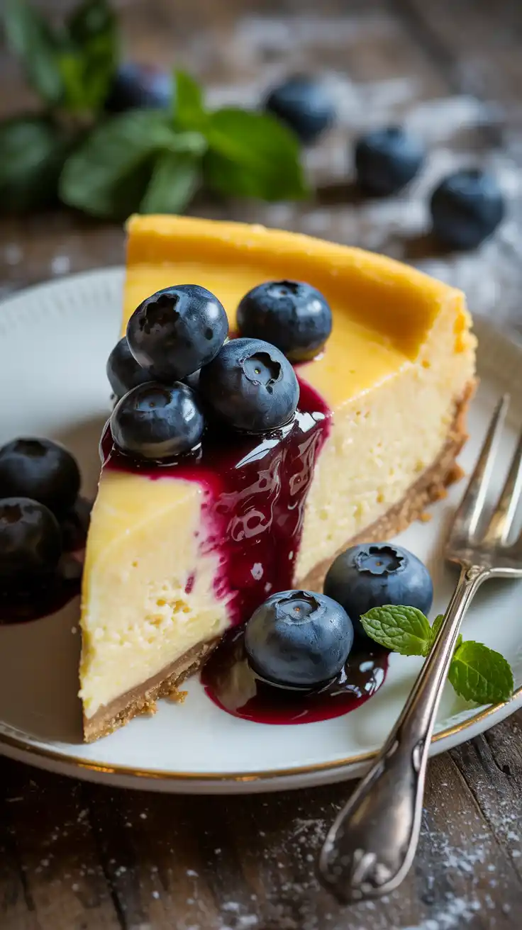 Lemon Blueberry Cheesecake