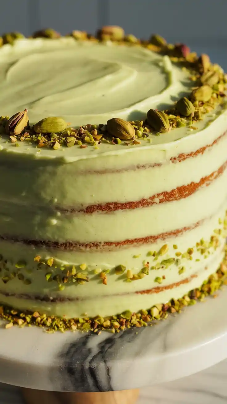 Pistachio and Cardamom Cake