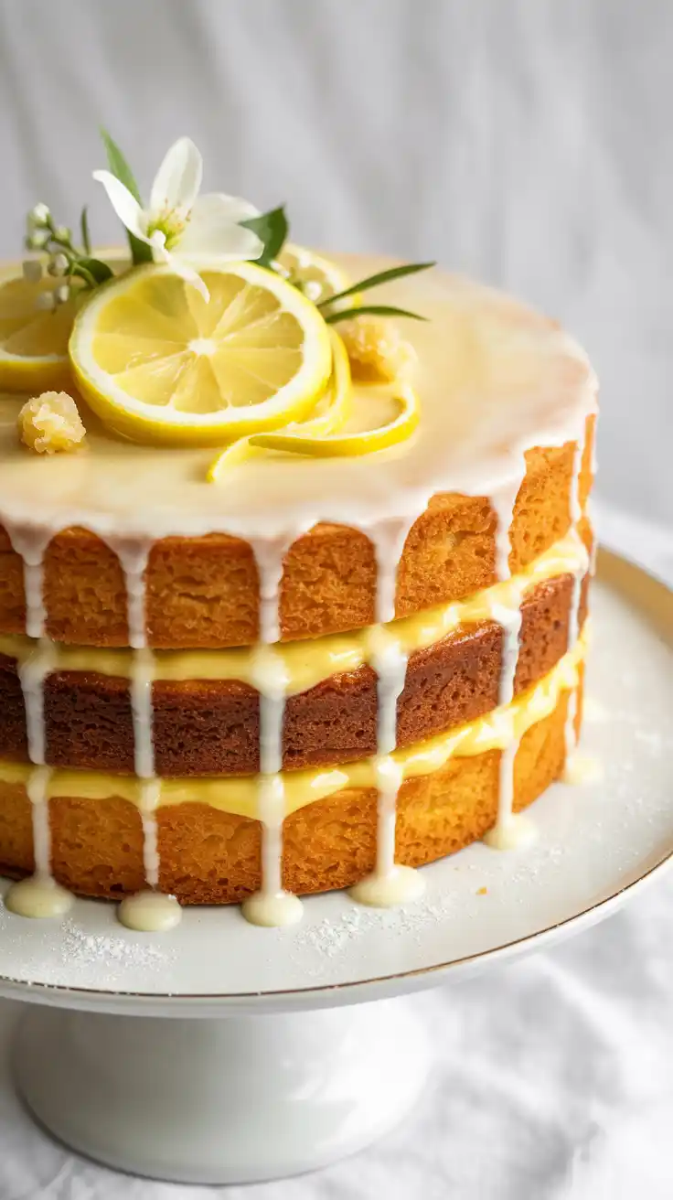 Lemon Drizzle Layer Cake