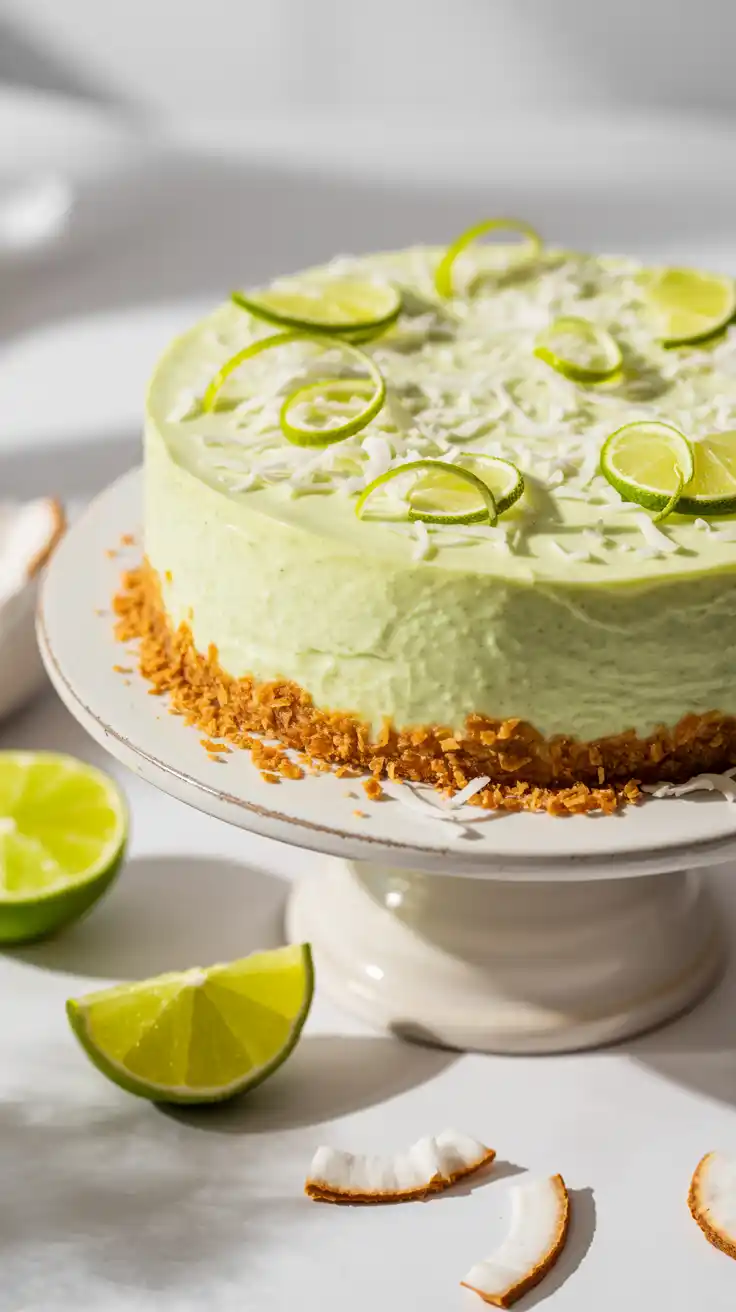 Coconut Lime Cheesecake