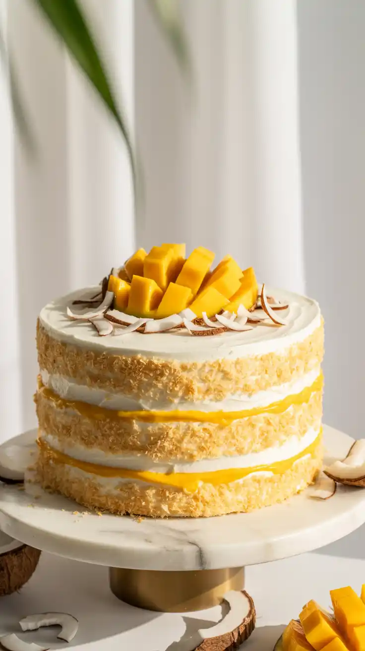 Mango Coconut Cake