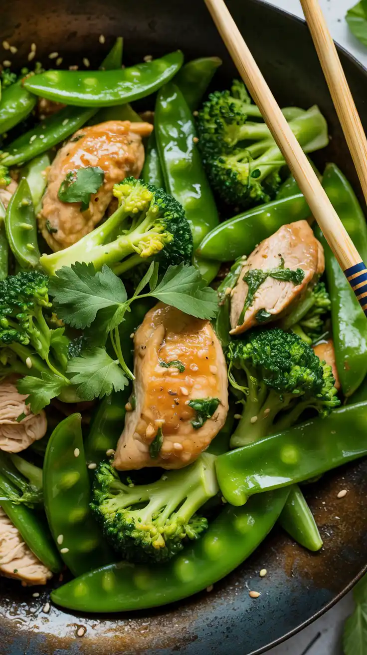 Green Chicken Stir-Fry