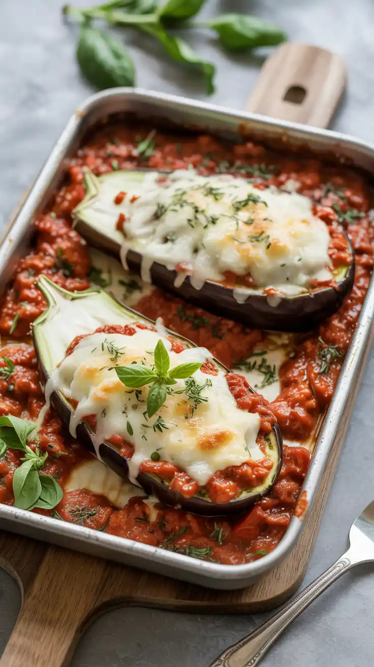 Baked Eggplant Parmesan