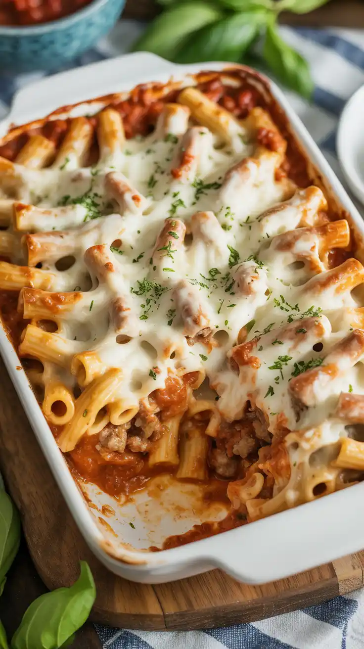 Baked Ziti with Italian Sausage