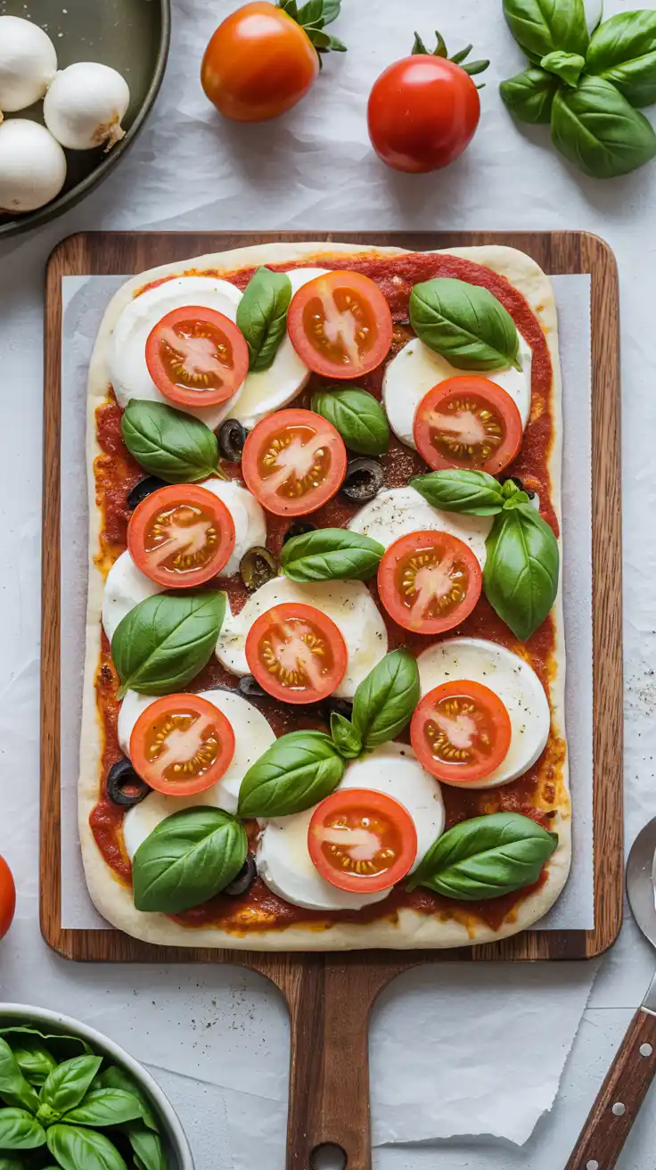 Caprese Flatbread Pizza