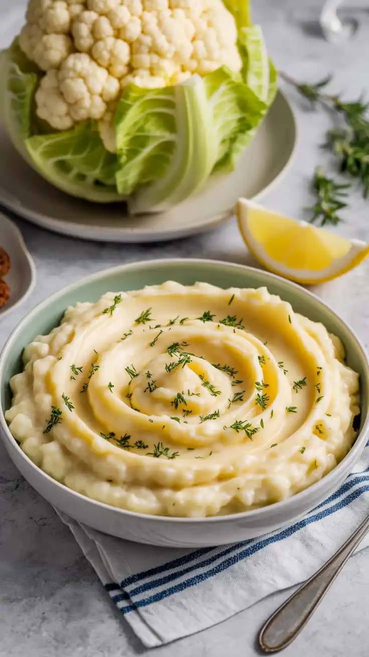 Creamy Mashed Cauliflower
