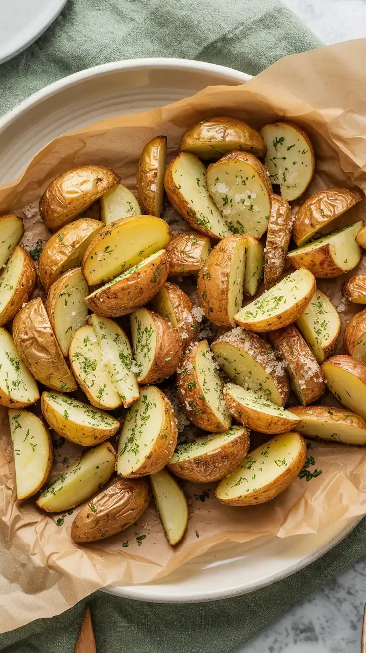 Crispy Parmesan Roasted Potatoes