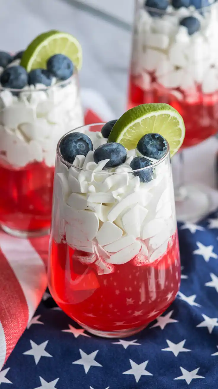 Patriotic Layered Punch