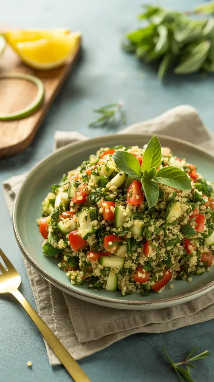 Quinoa Tabbouleh with Spring Herbs