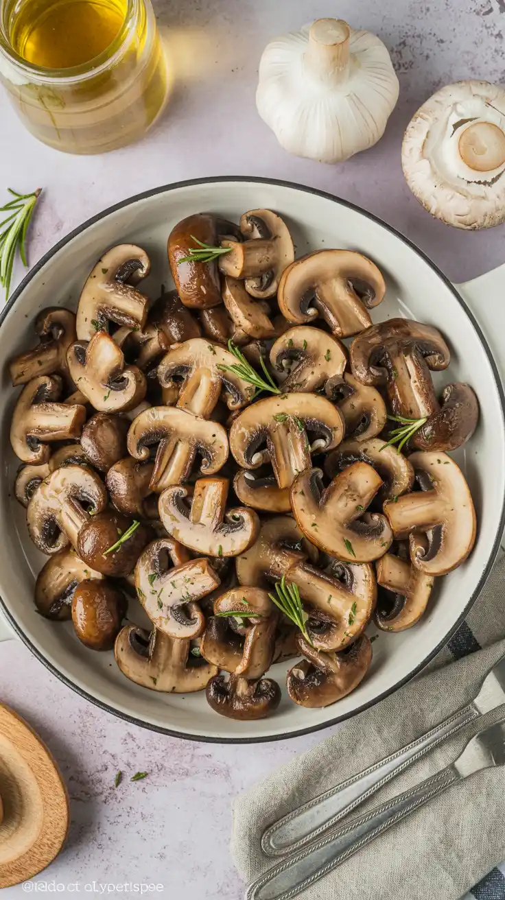 Sautéed Mushrooms with Garlic Butter