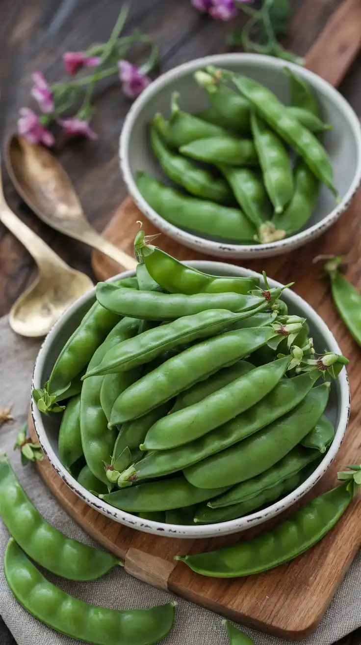 Glazed Sugar Snap Peas