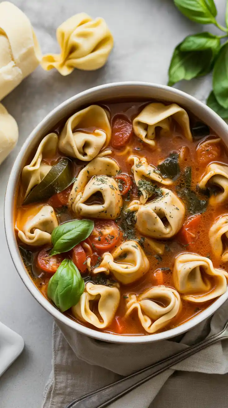 Viral Tortellini Soup