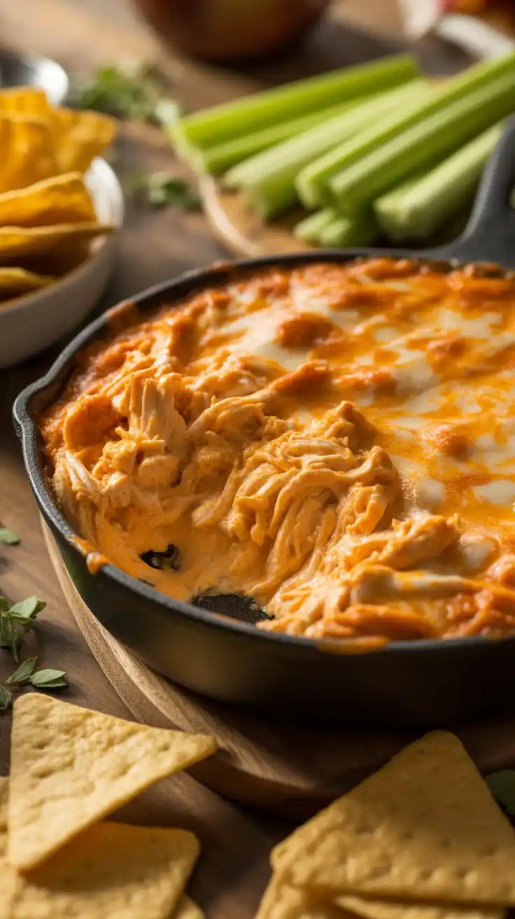 Spicy Buffalo Chicken Dip