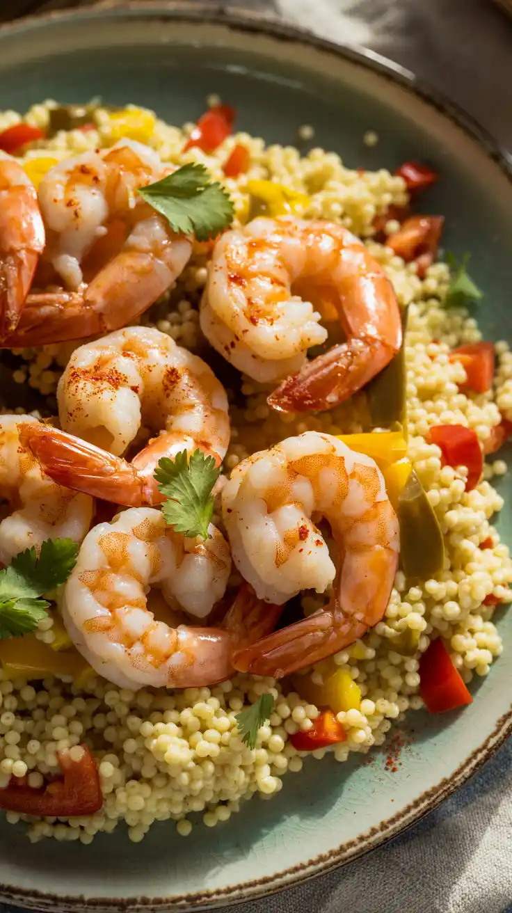 Spicy Shrimp and Couscous