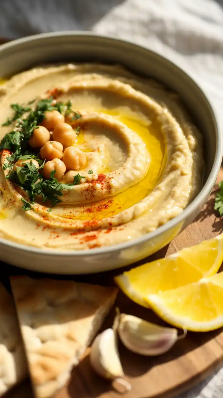 Lemon Garlic Hummus