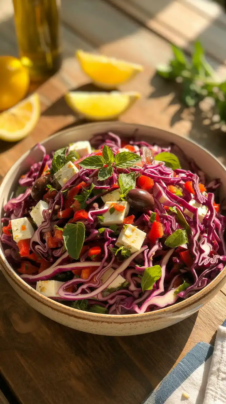 Mediterranean Cabbage Salad